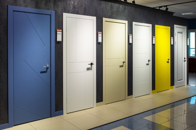 Aluminium solid door