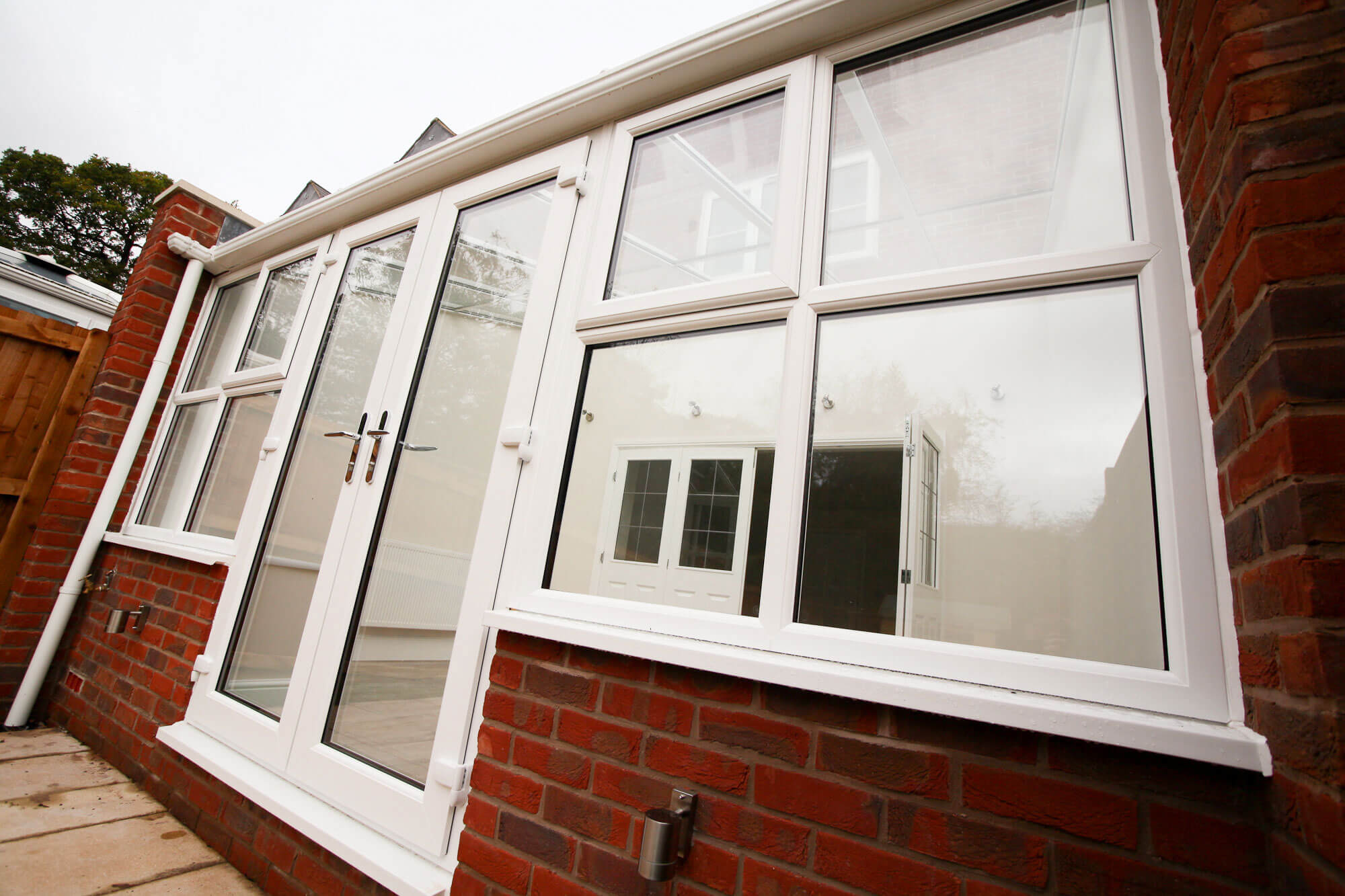 White french doors
